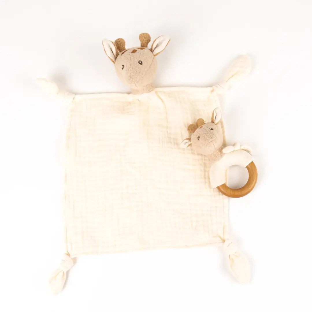 Egmont Giraf Leonie Knuffeldoekje Beige