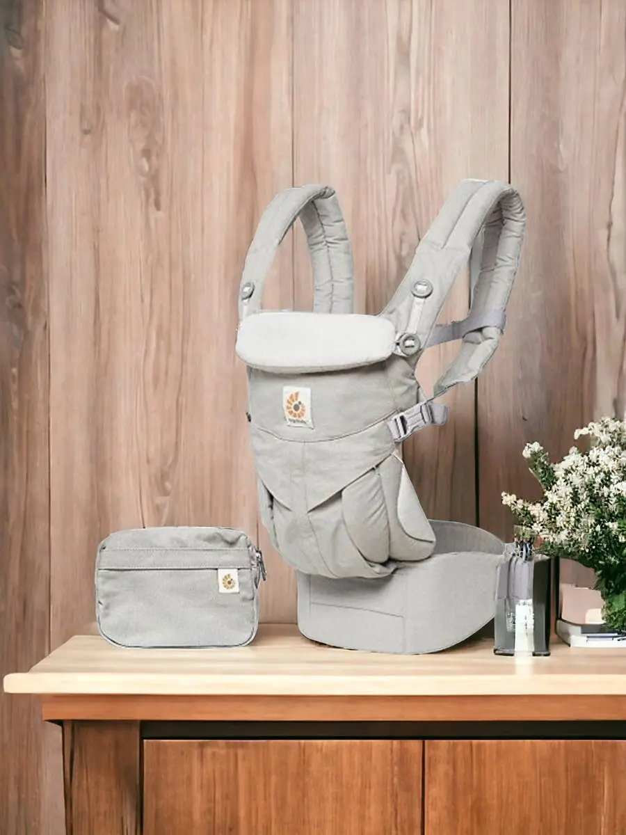 Ergobaby Omni 360 Cool Air Mesh Draagzak - Licht Grijs