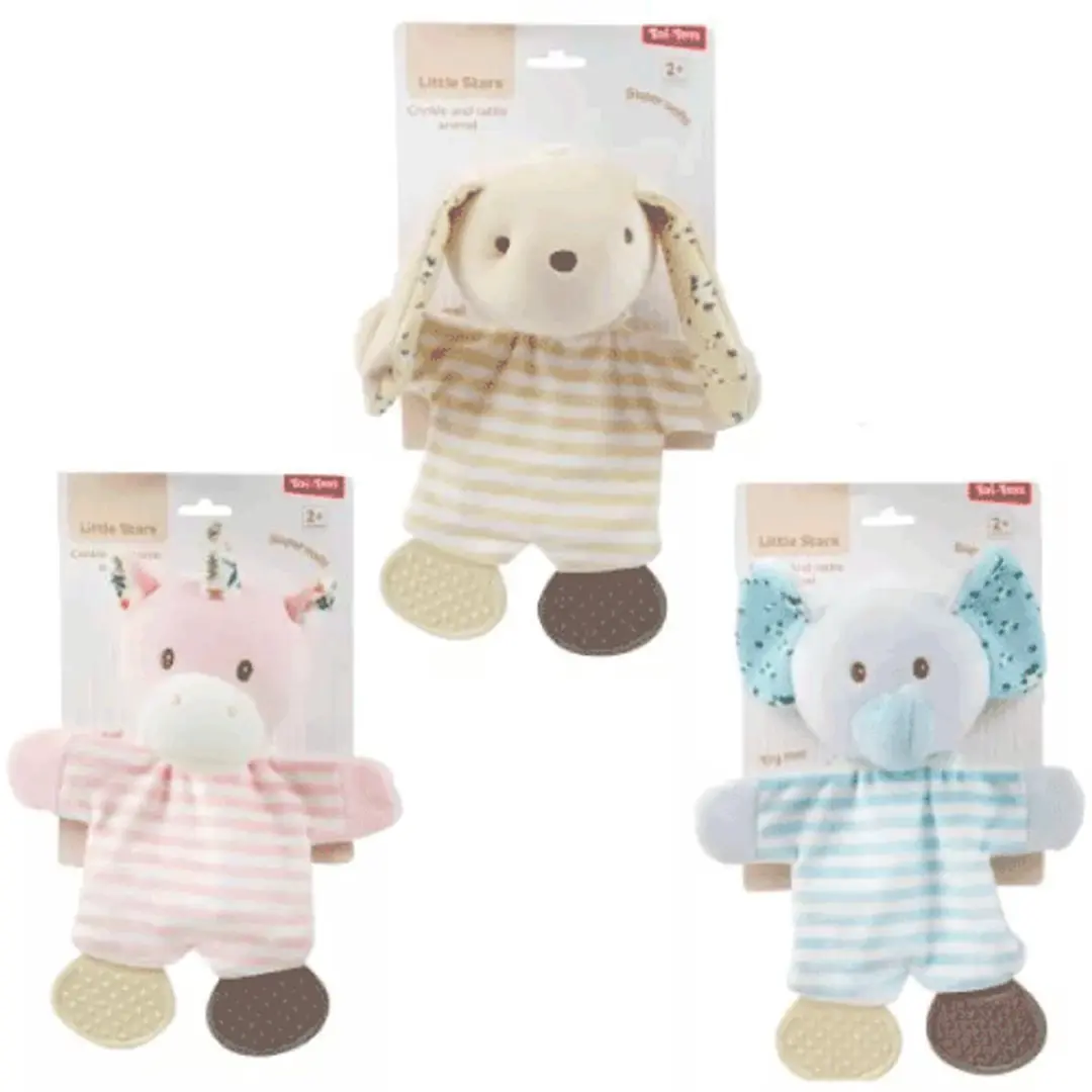 Toi-Toys Baby Knisperdoek & Bijtring Multicolor