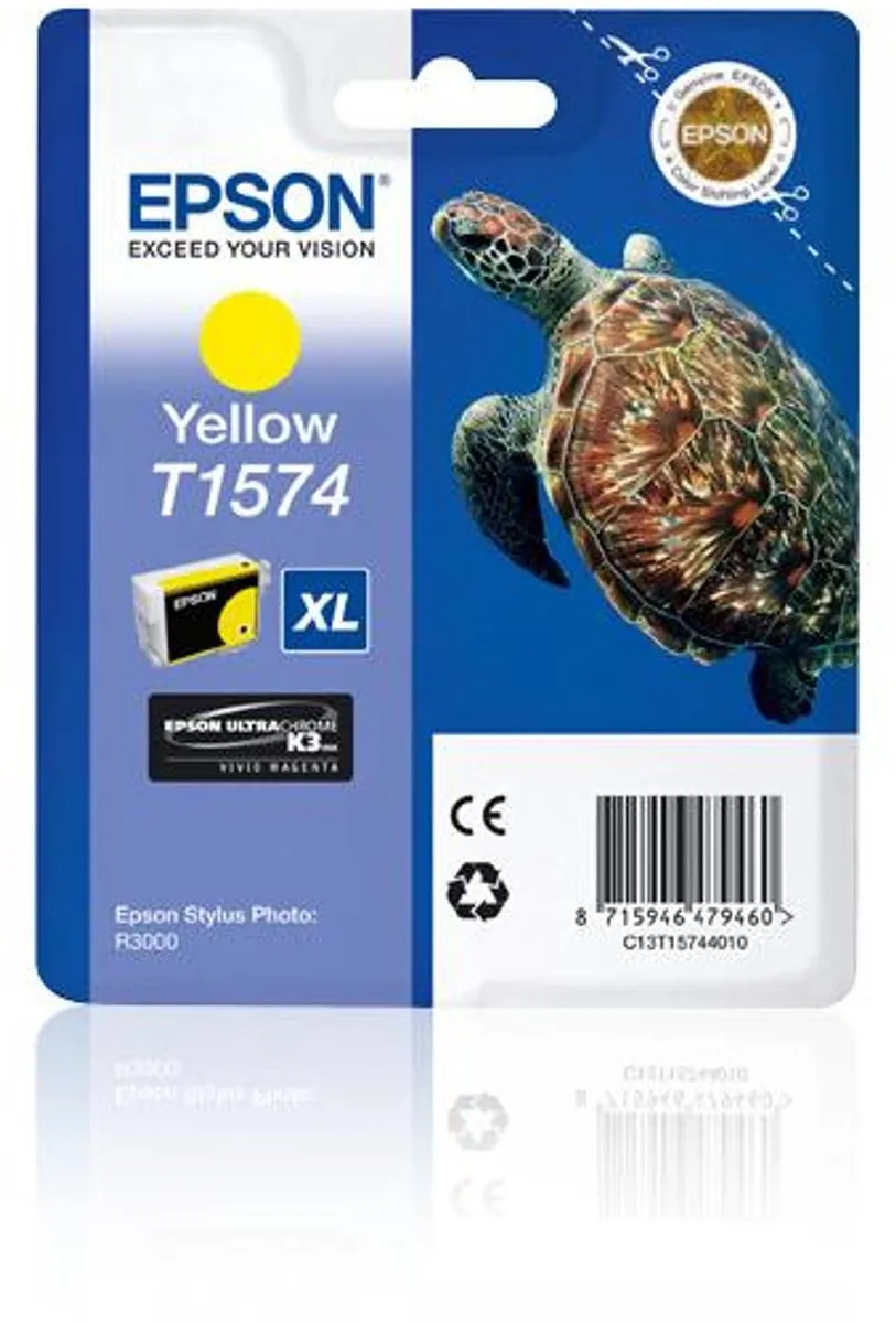 Epson T1574 Geel Inktcartridge C13T15744010