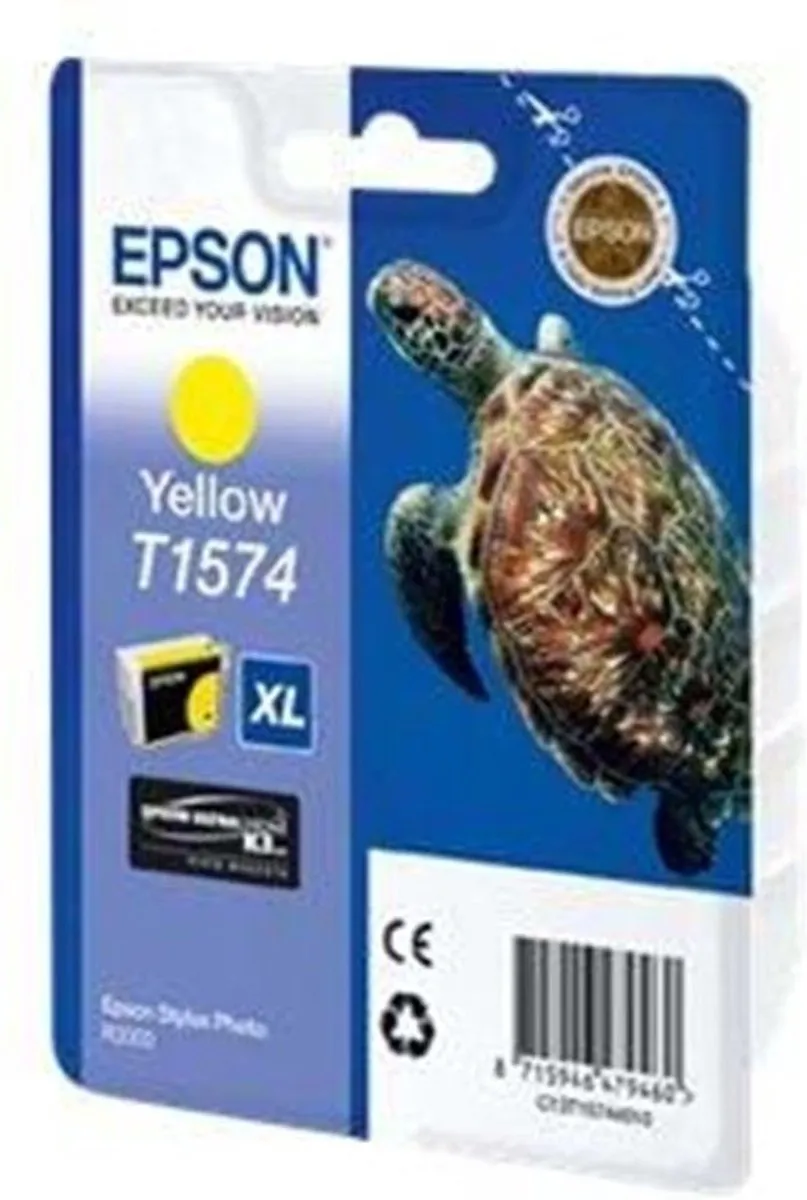 Epson T1574 Geel Inktcartridge C13T15744010