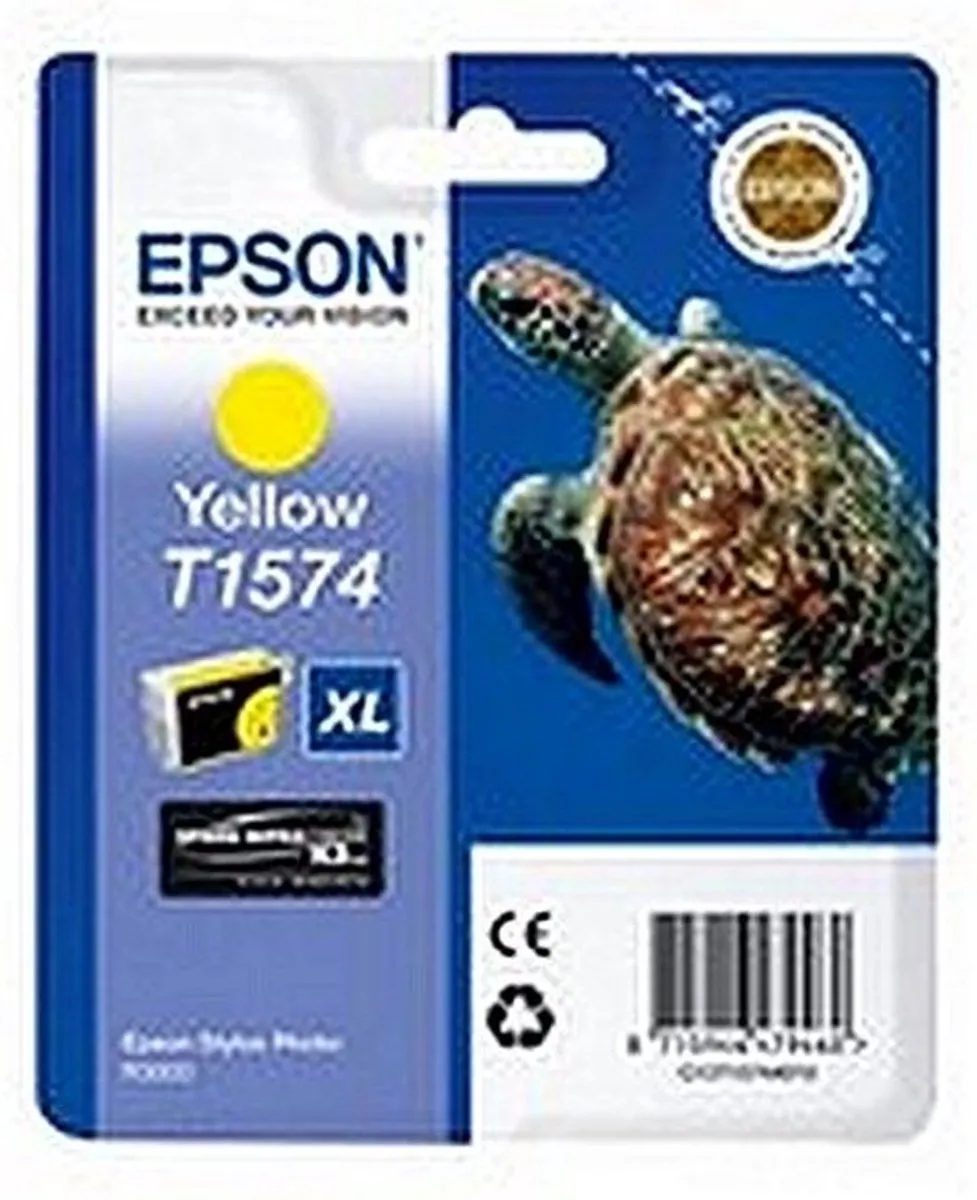Epson T1574 Geel Inktcartridge C13T15744010