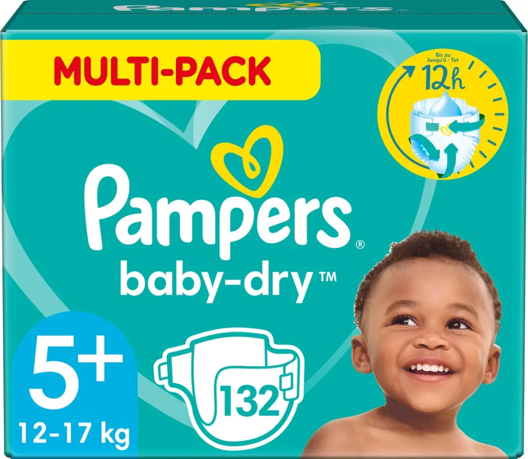 Pampers Baby-Dry Luiers Maat 5+