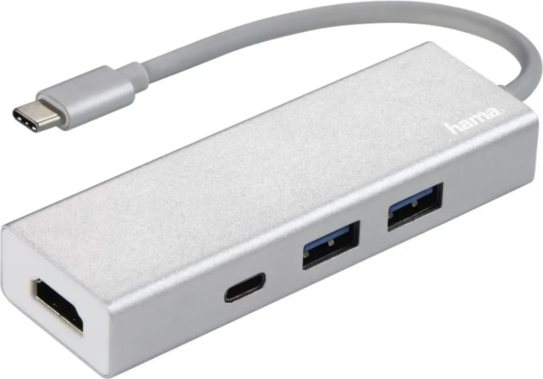 Hama USB-C Hub 1:3 Aluminium