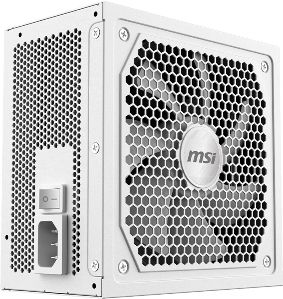 MSI MAG A1000GL PCIE5 Voeding - 1000W - Wit - afbeelding 6 van 6