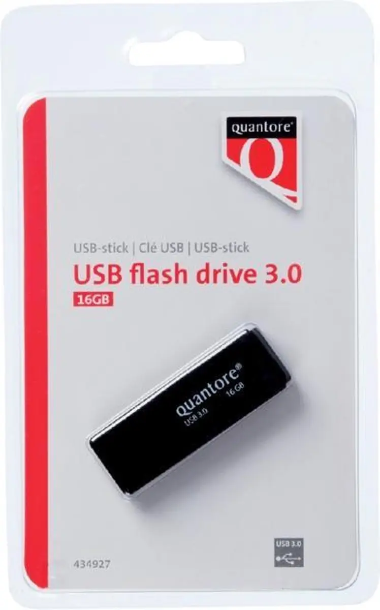Quantore USB-stick 3.0 16GB - Zilver
