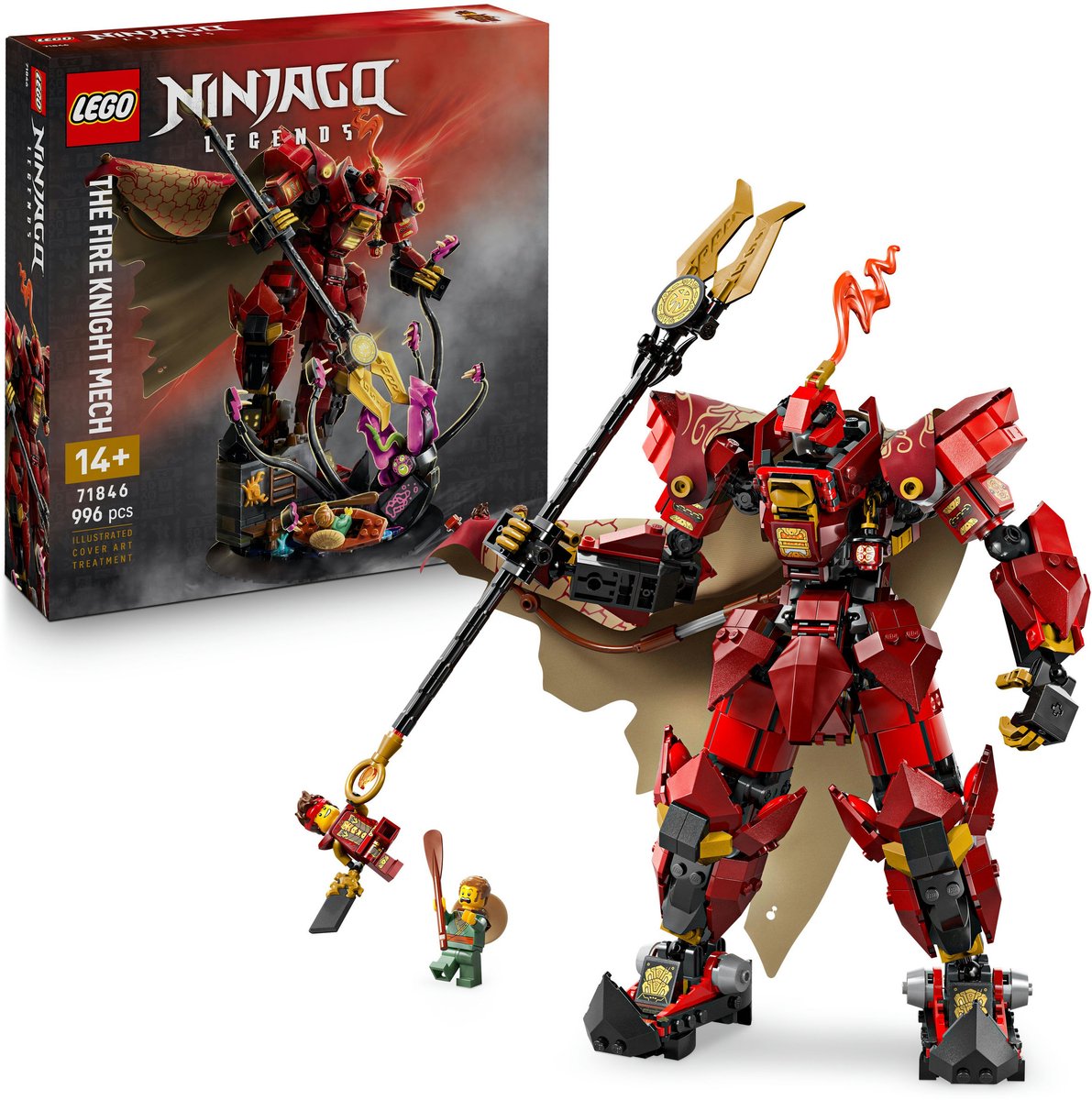 LEGO NINJAGO De Vuurriddermecha Bouwpakket voor Kinderen - 71846
