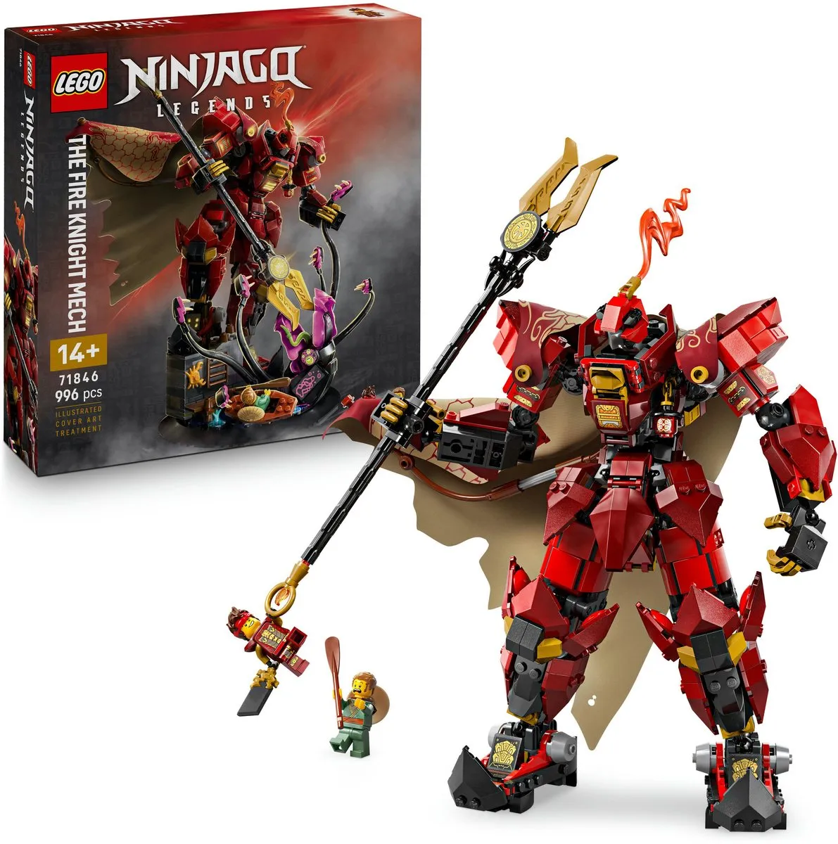 LEGO Ninjago De Vuurriddermecha Bouwpakket 71846 - 996 Stukken - 2 Minifiguren