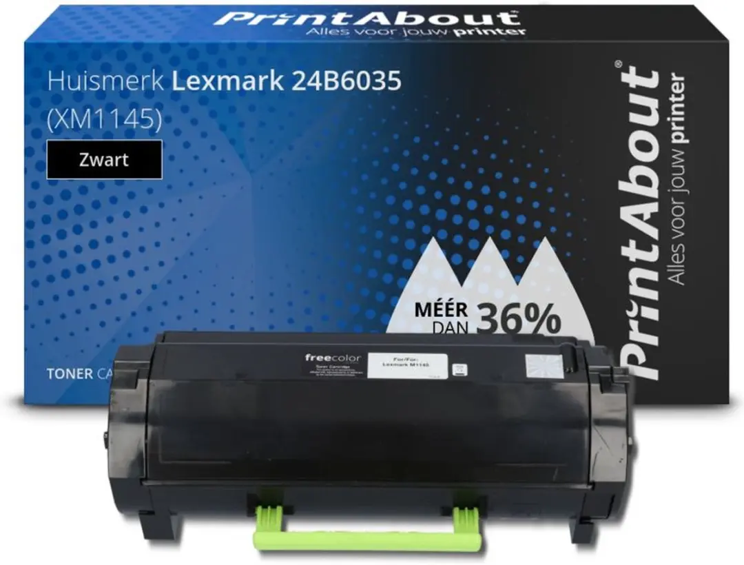 PrintAbout Lexmark 24B6035 Toner Zwart - 17.500 Pagina's