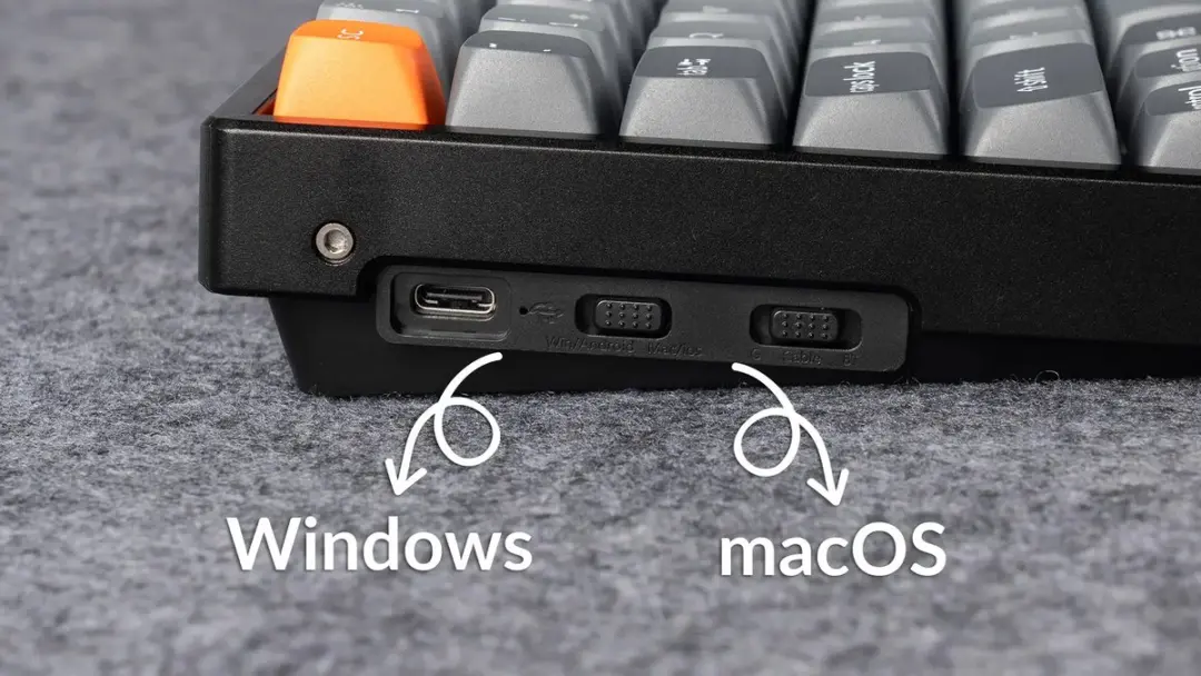Keychron K2 Max QMK Toetsenbord - Brown Switch - Grijs
