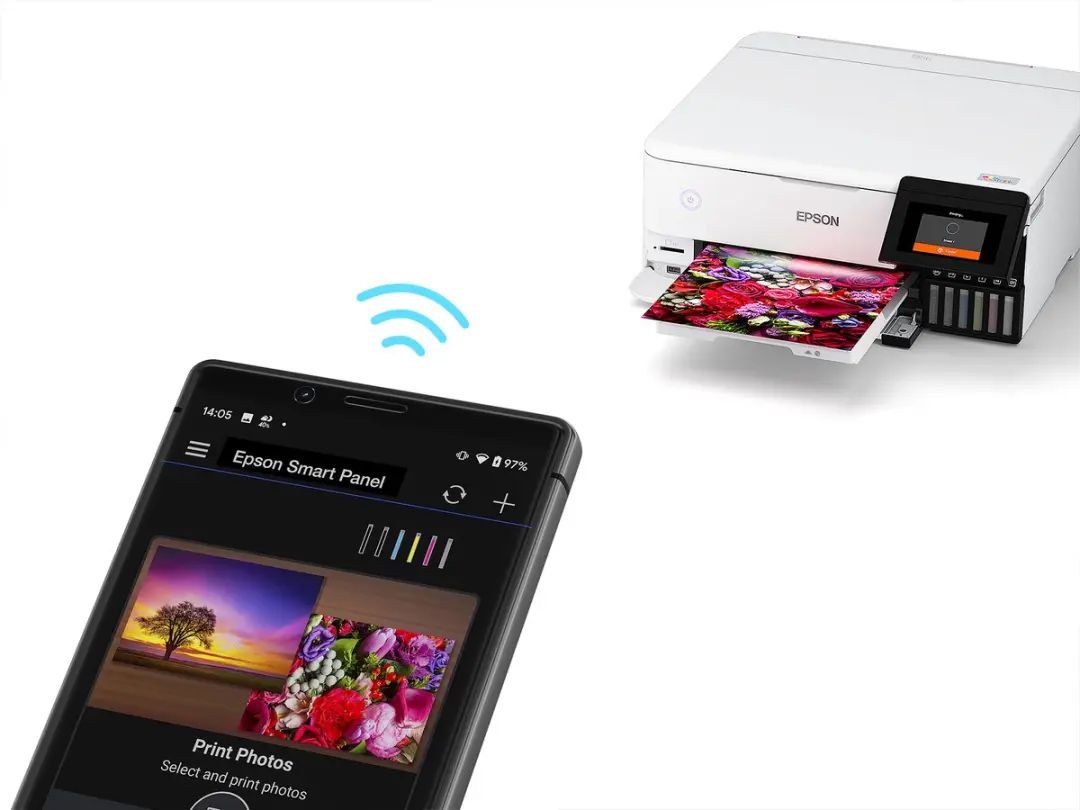 Epson EcoTank L8160 C11CJ20402 Inkjetprinter - 6 Kleuren - Wit