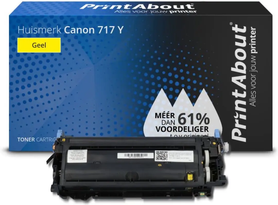 PrintAbout Canon 717 Y-PA Toner Geel