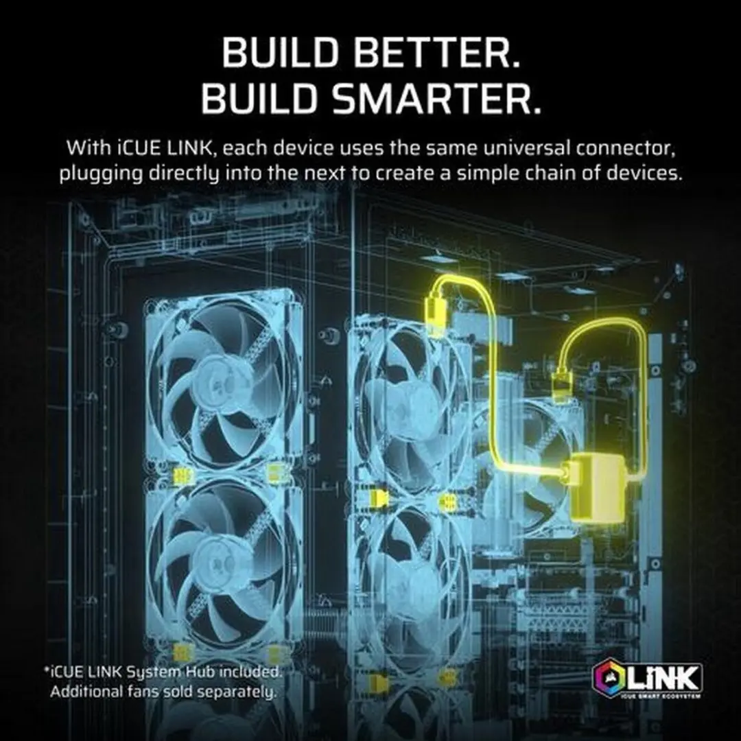 Corsair iCUE Link Titan 280 RX Koeler - Zwart - afbeelding 6 van 6