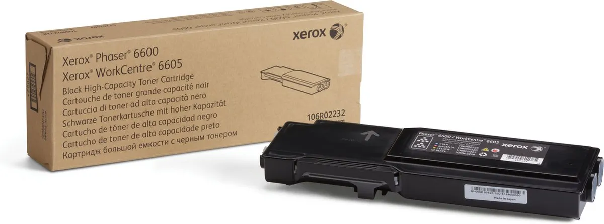 Xerox 106R02232 Tonercartridge Zwart - 6000 pagina's
