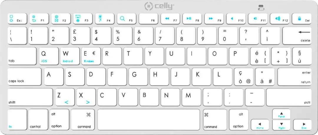 Celly Smart Worker Toetsenbord SWKEYBOARDBT Wit