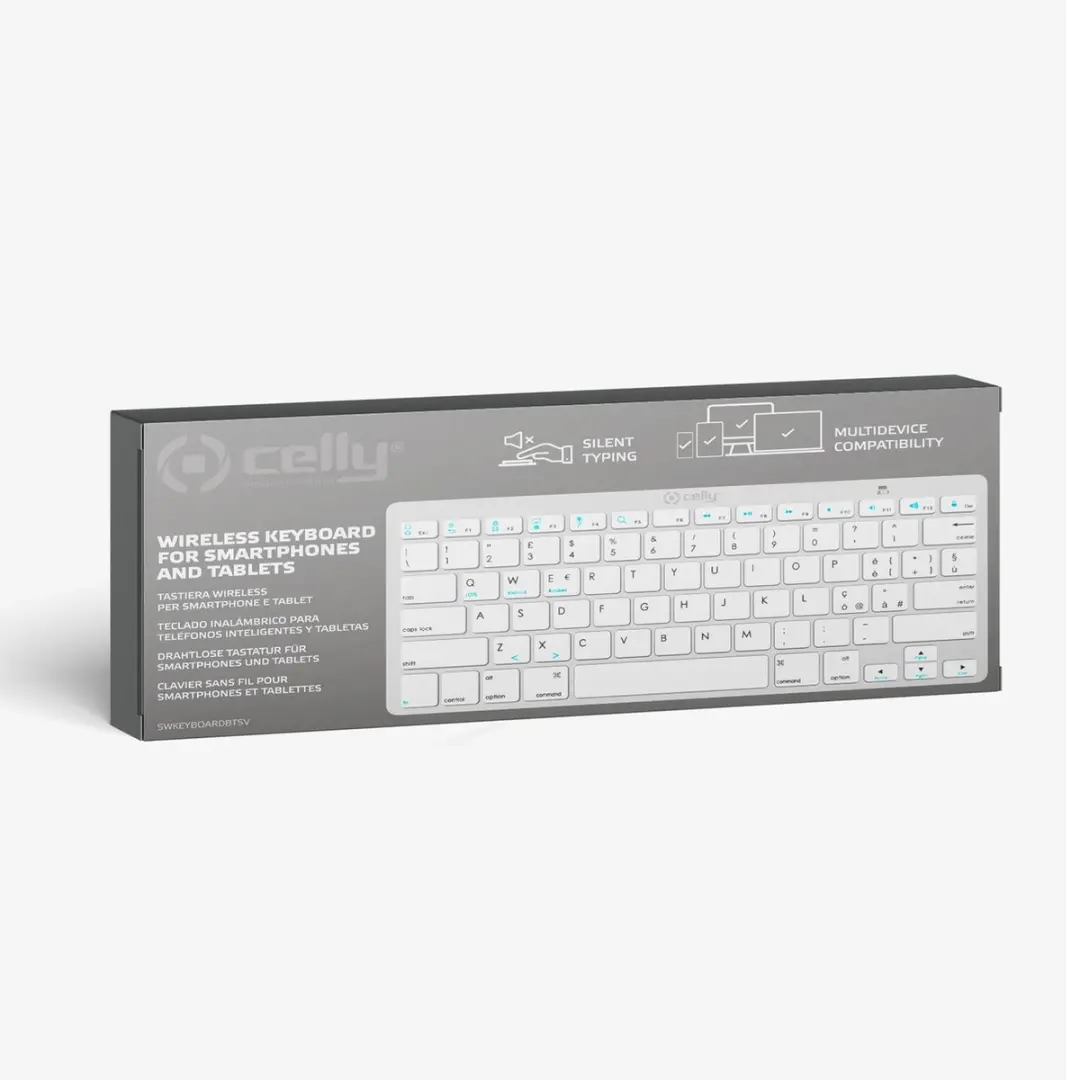Celly Smart Worker Toetsenbord SWKEYBOARDBT Wit - 8021735762638