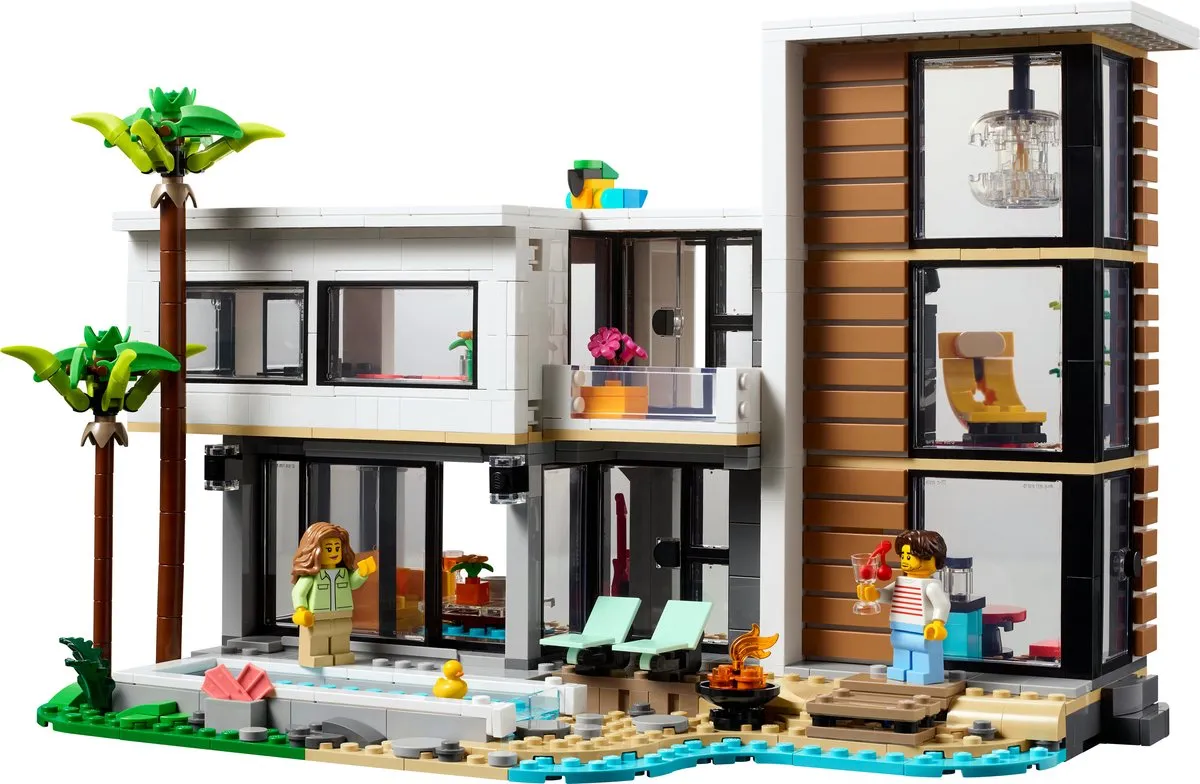 LEGO Creator 3in1 Modern Huis 31153 - 939 Stukken - afbeelding 6 van 6