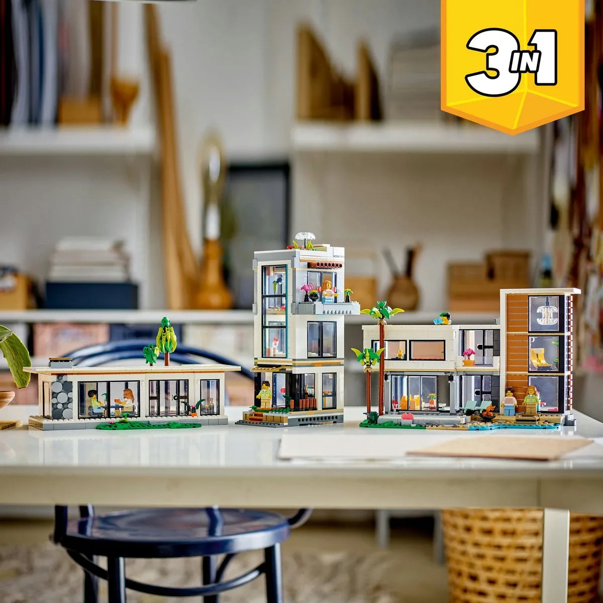 LEGO Creator 3in1 Modern Huis 31153 - 939 Stukken - afbeelding 4 van 6