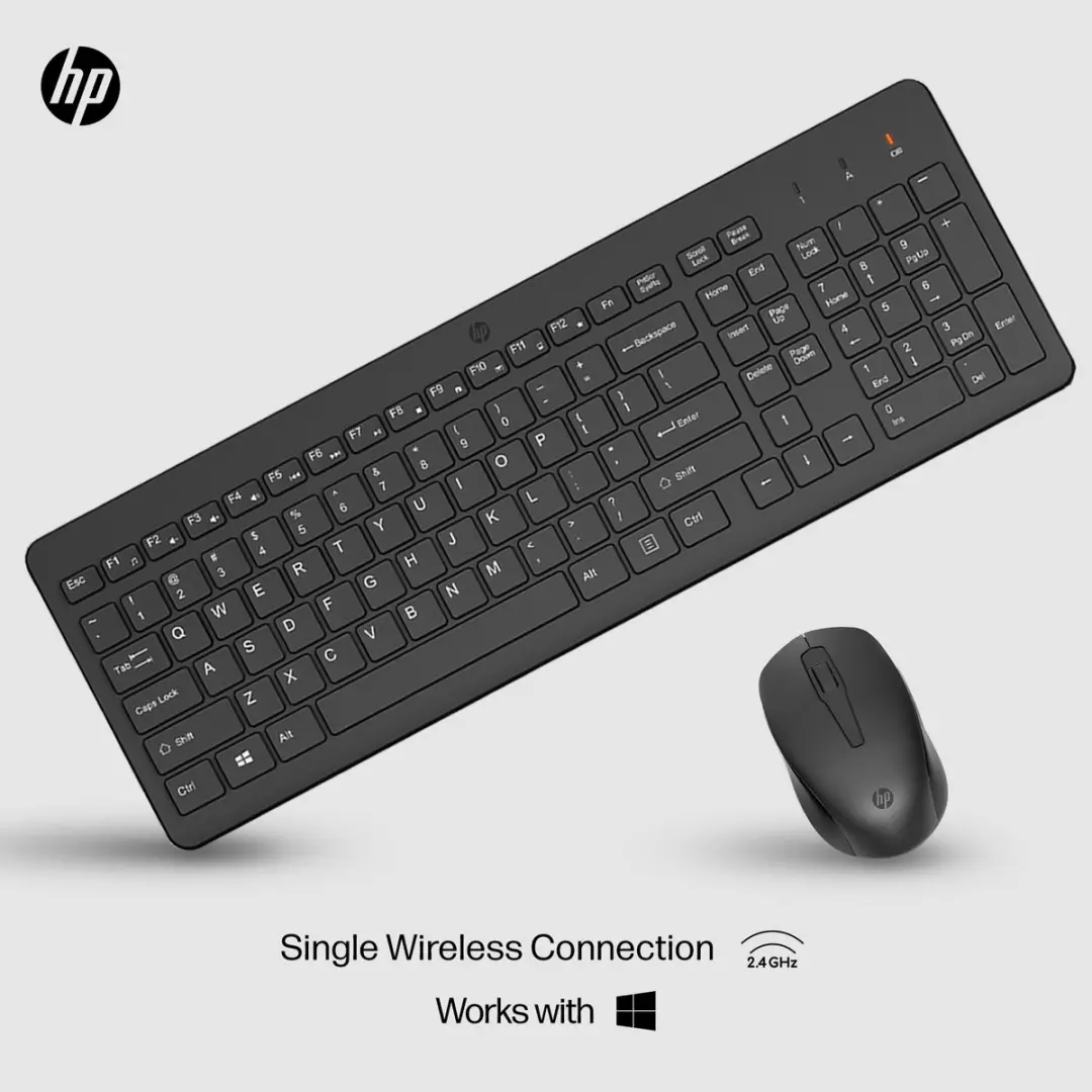 HP 330 Draadloos Toetsenbord & Muis Set - Zwart - afbeelding 6 van 6