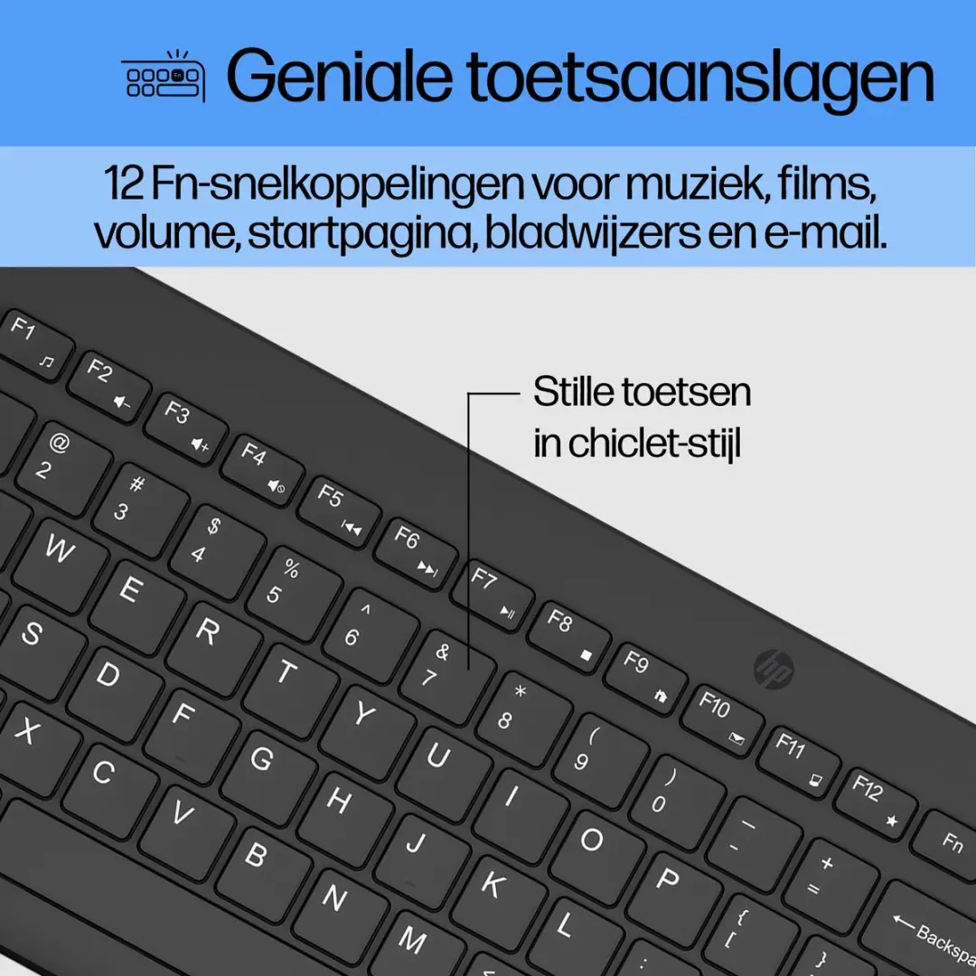 HP 330 Draadloos Toetsenbord & Muis Set - Zwart