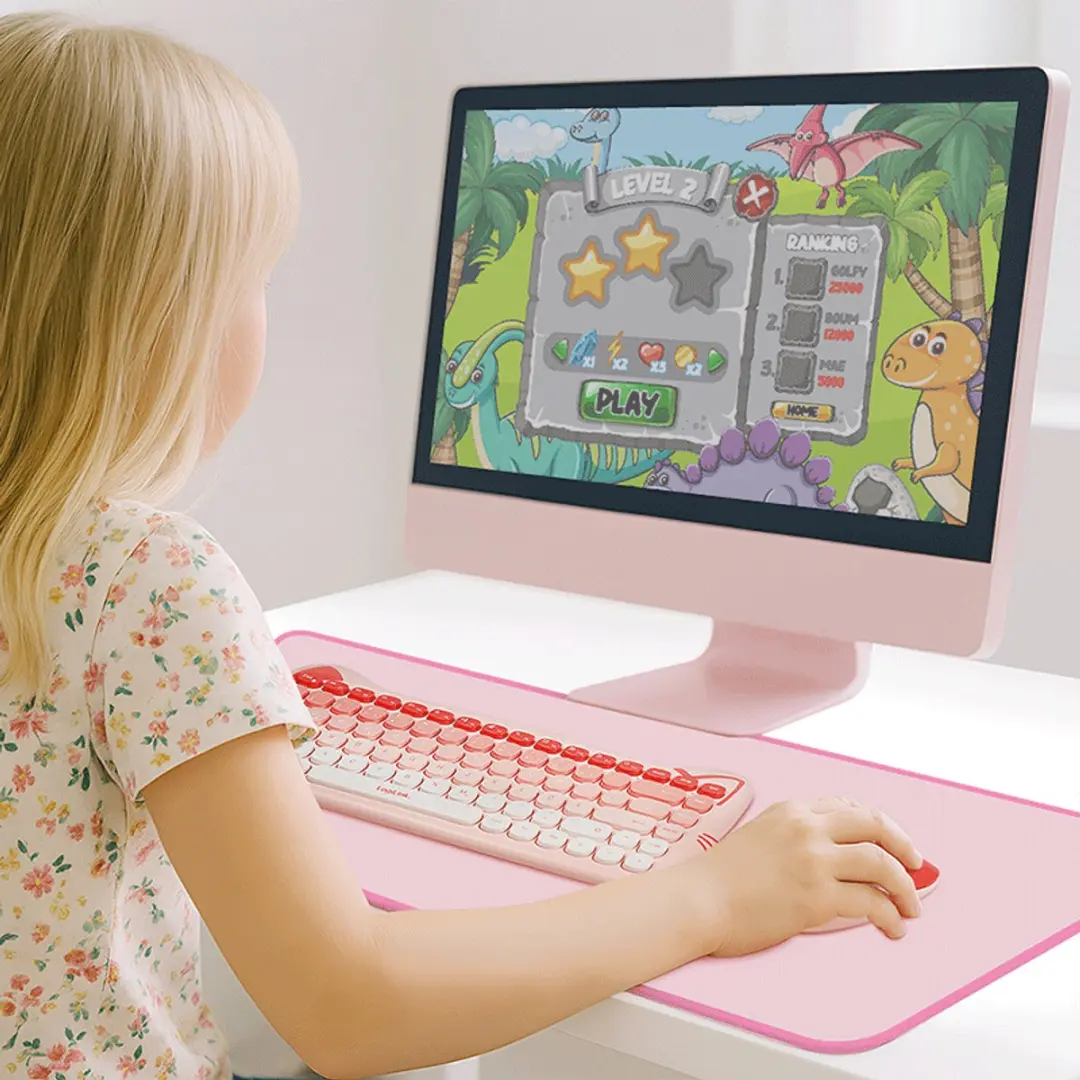 Logilink ID0222 Game-muismat - Roze