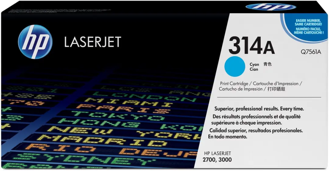HP 314A Cyan Tonercartridge - 6500 Pagina's