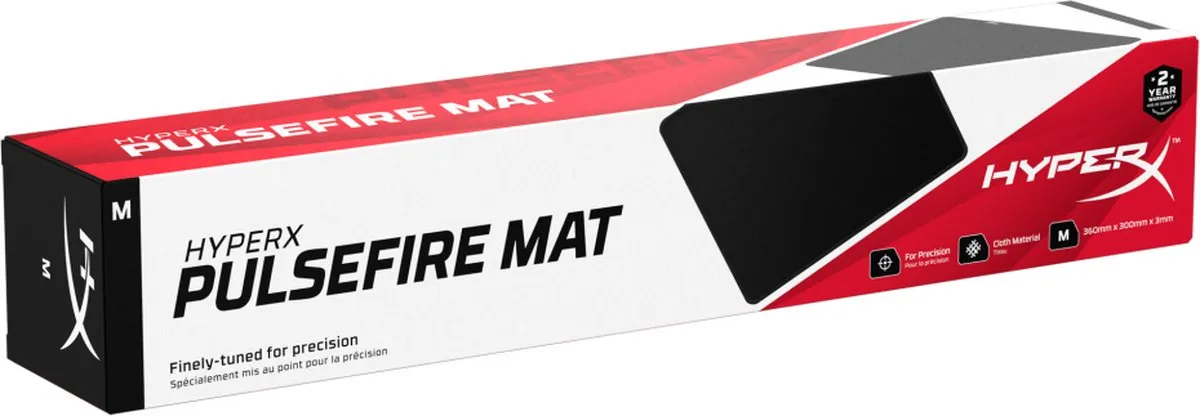 HyperX Pulsefire Gaming Muismat M - Zwart