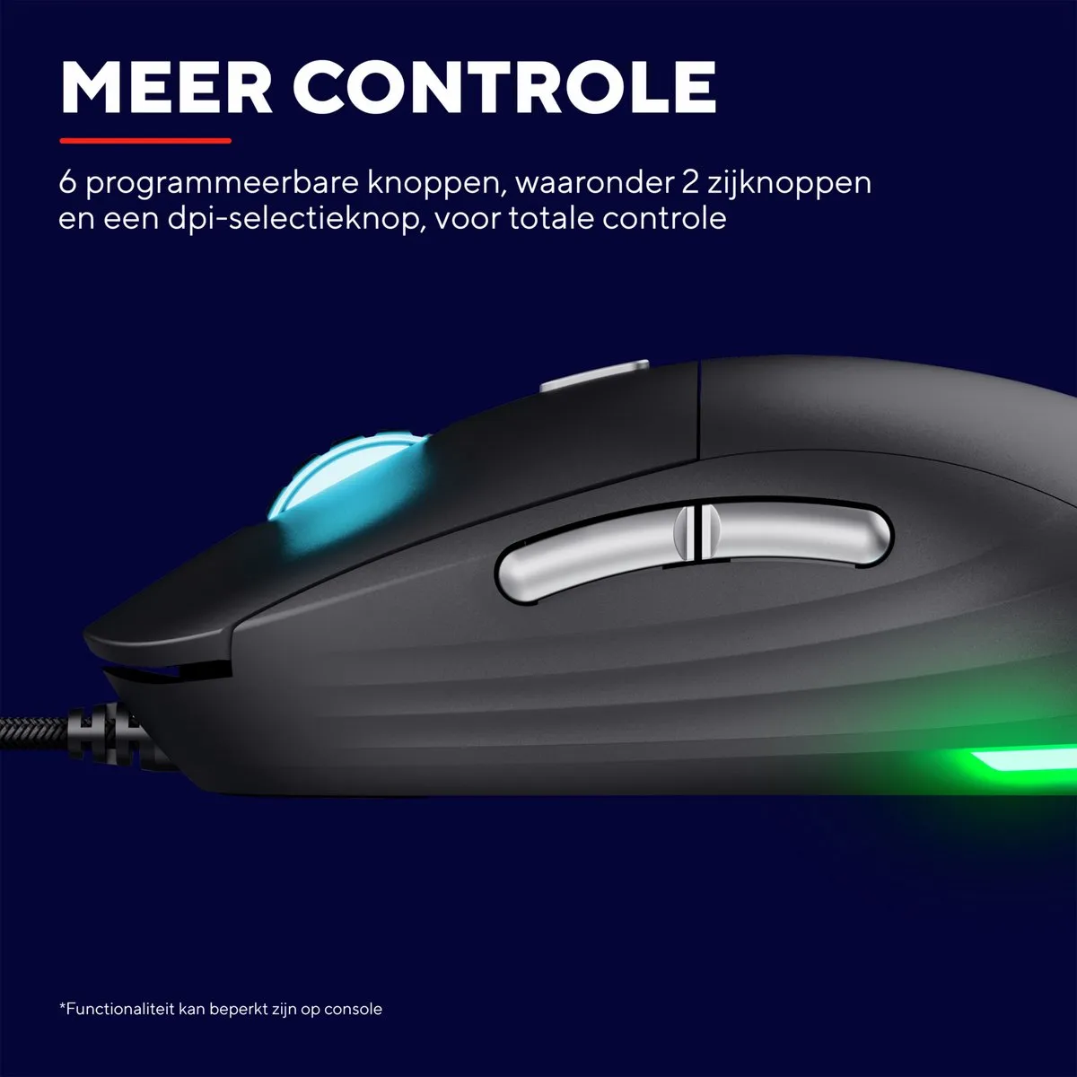 Trust GXT 925 Redex II Gaming Muis - 10.000 DPI - Zwart