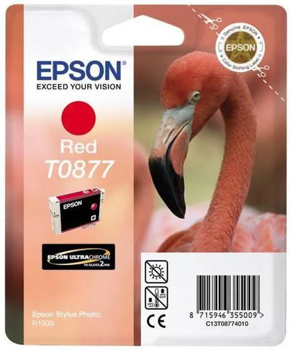 Epson T0877 Magenta Inktcartridge - 11.4ml