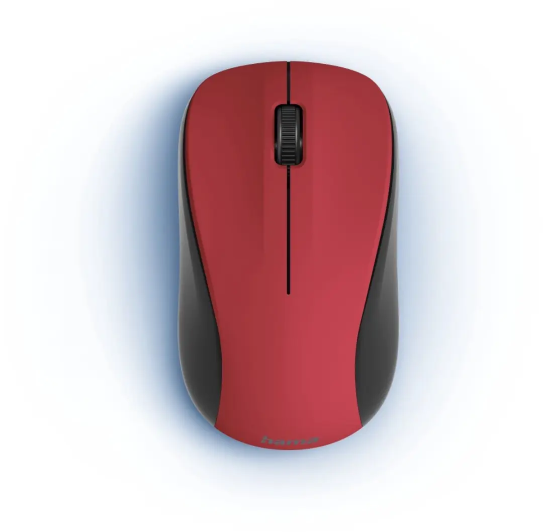 Hama MW-300 V2 Optische Draadloze Muis - 3 Knoppen - Rood