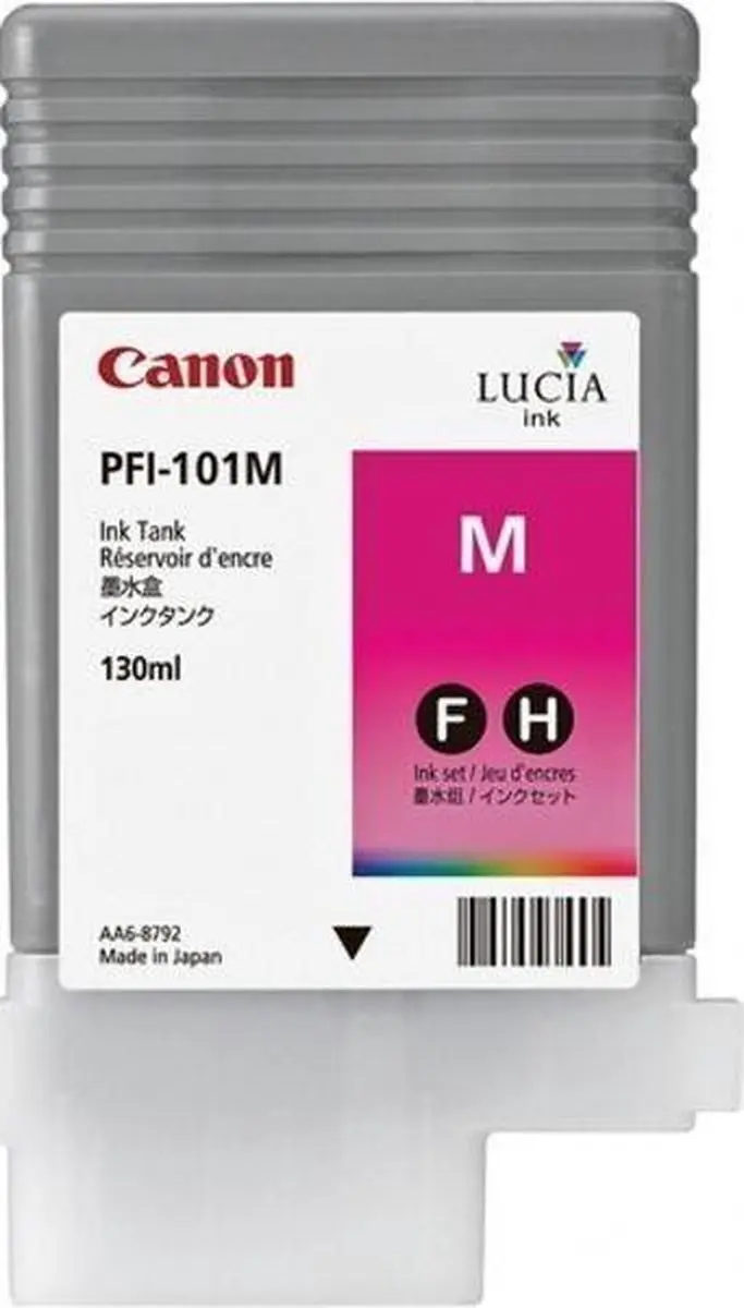Canon PFI-101M Inktcartridge Magenta - 130ml