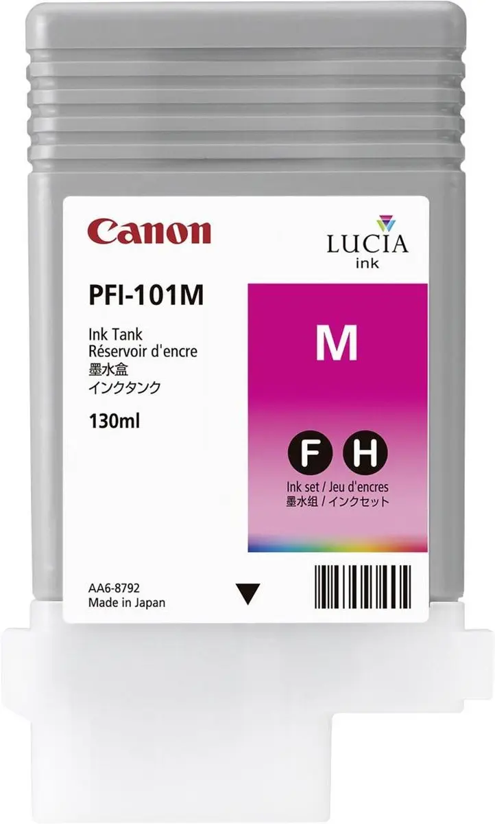 Canon PFI-101M Inktcartridge Magenta - 130ml