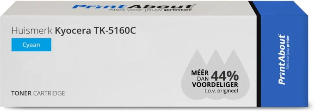 PrintAbout Kyocera TK-5160C-PA Toner - Cyaan