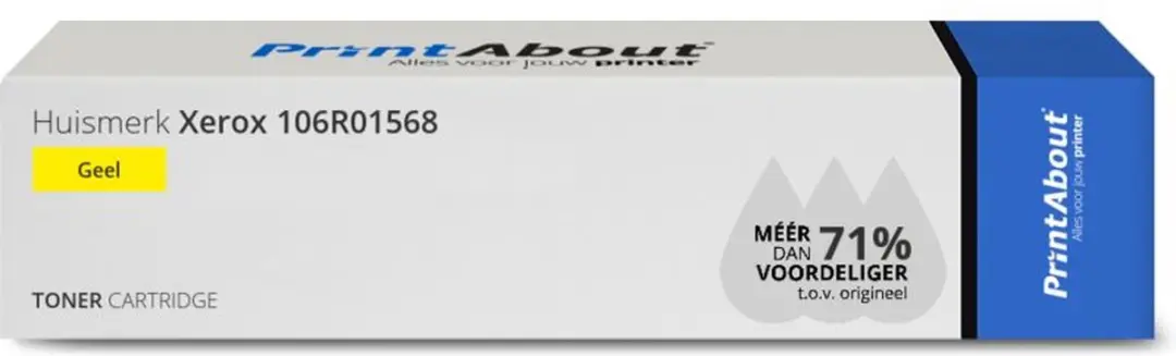 PrintAbout Xerox 106R01568 Toner Geel