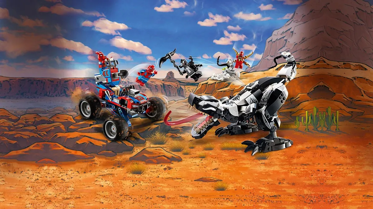 LEGO Super Heroes Venomosaurus Ambush 76151 - 3 Minifiguren