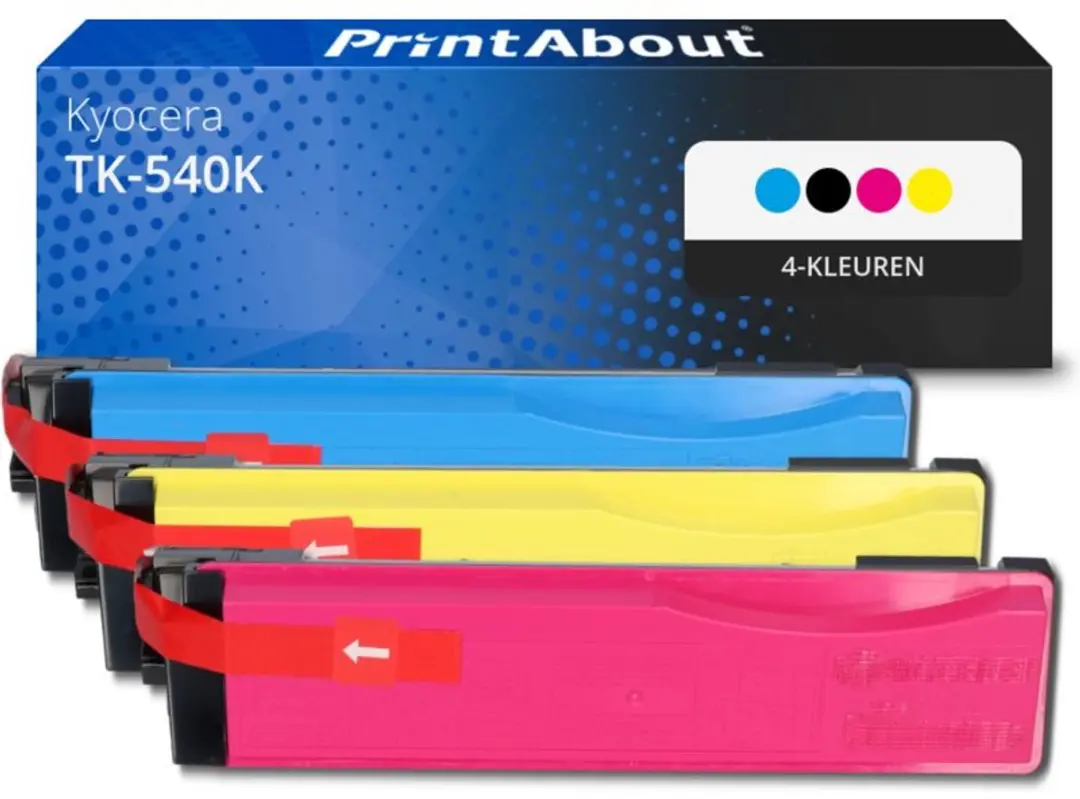 PrintAbout Kyocera TK-540K Toner 4-kleuren