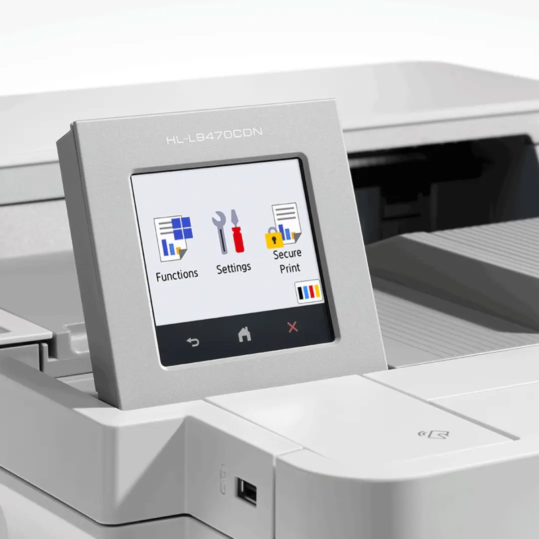 Brother HL-L9470CDNTT Laserprinter Wit - 40 ppm - afbeelding 6 van 6