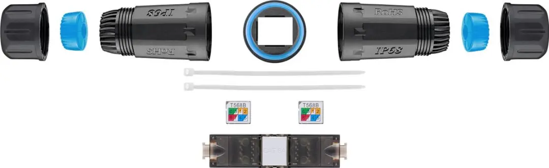 Goobay 44416 Kabelconnector - Zwart