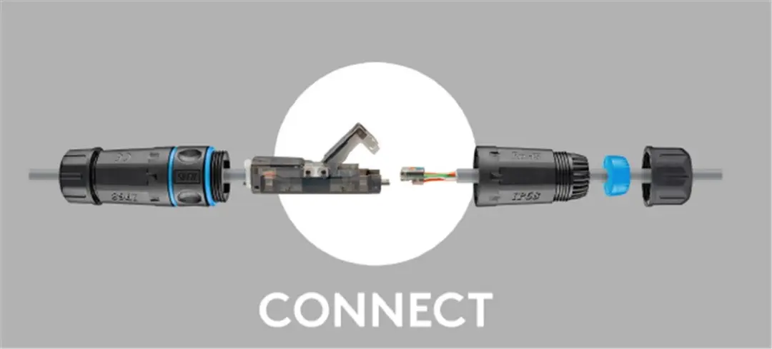 Goobay 44416 Kabelconnector - Zwart