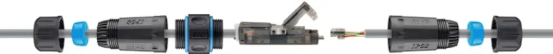 Goobay 44416 Kabelconnector - Zwart
