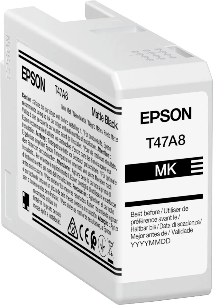Epson C13T47A800 Inktcartridge Mat Zwart
