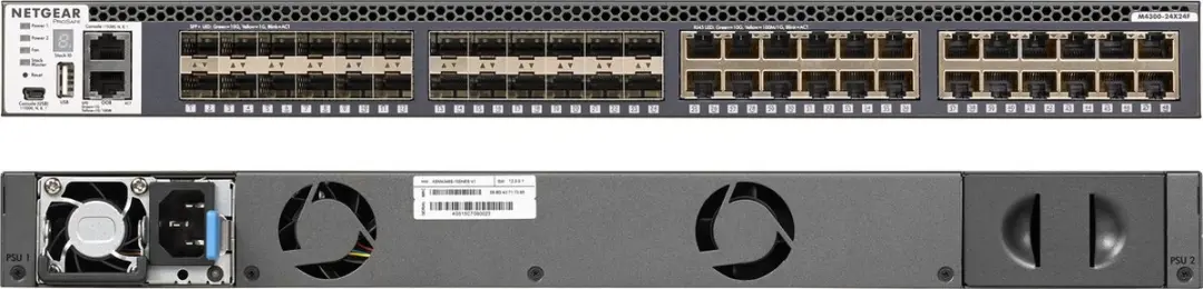 Netgear M4300-24F Switch - 24x PoE - 480 Gbps