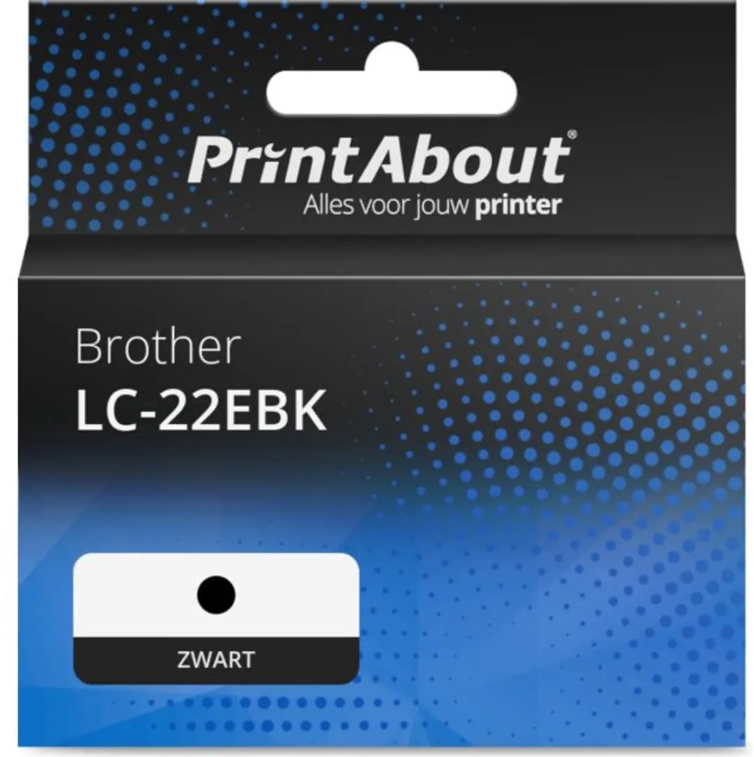 PrintAbout LC-22EBK Inktcartridge Zwart