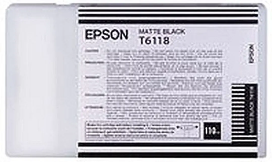 Epson T611800 Inktcartridge Foto Mat Zwart - 110ml