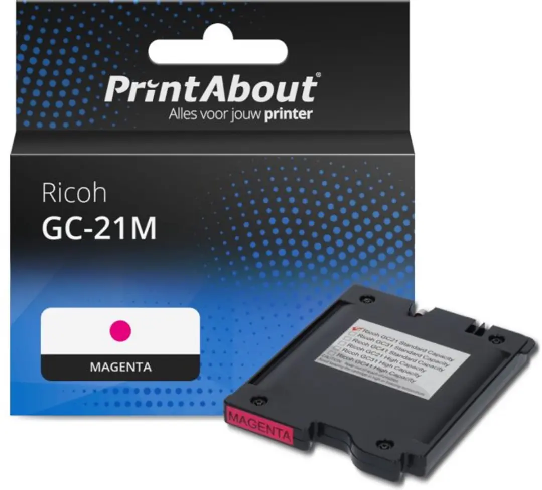 PrintAbout Ricoh GC-21M-PA Inktcartridge Magenta