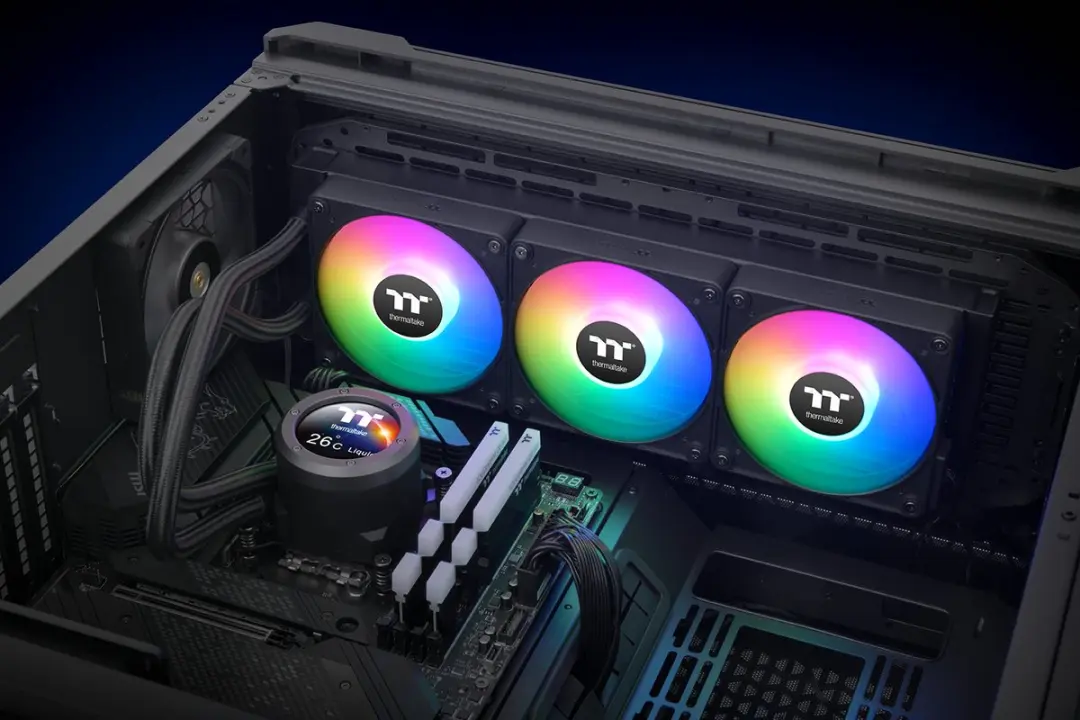 Thermaltake TH360 V2 Ultra EX ARGB AIO Koeler - 3x120mm LCD - Zwart