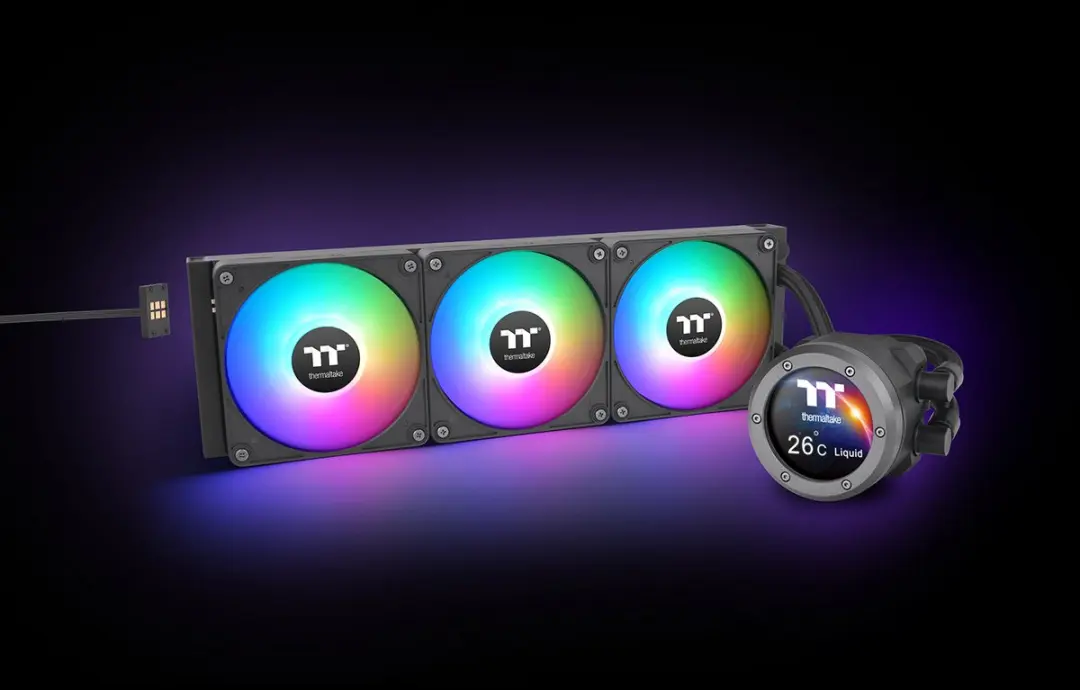 Thermaltake TH360 V2 Ultra EX ARGB AIO Koeler - 3x120mm LCD - Zwart