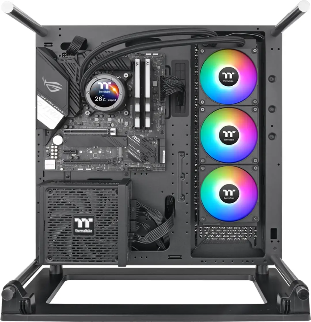 Thermaltake TH360 V2 Ultra EX ARGB AIO Koeler - 3x120mm LCD - Zwart
