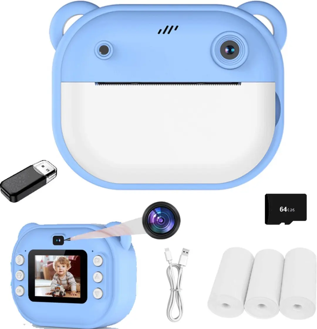 ECTEATOY Kids Print Camera Mini Printer