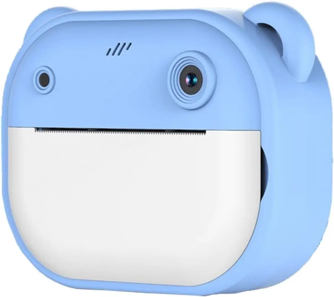 ECTEATOY Kids Print Camera Mini Printer - Blauw